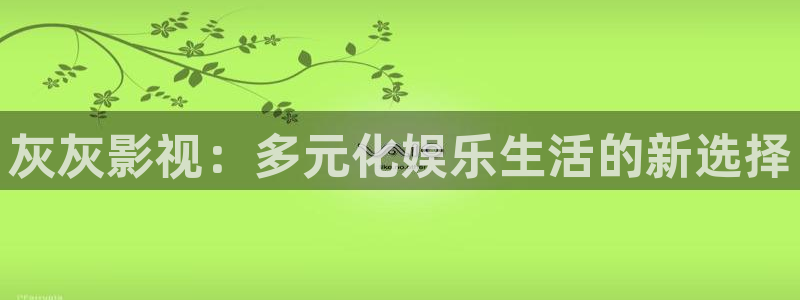 探花视频在线网址：灰灰影视：多元化娱乐生活的新选择