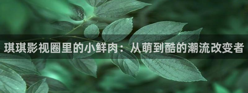 日韩精品探花视频：琪琪影视圈里的小鲜肉：从萌到酷的潮流改变者